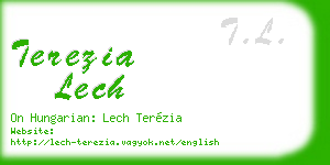 terezia lech business card